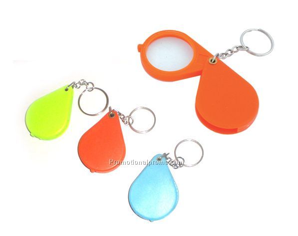 Magnifier keychain