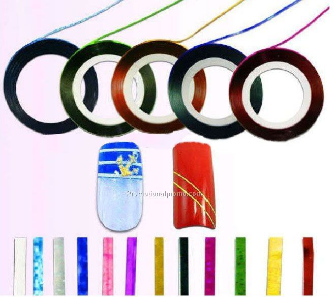 10 x Color Line Roll Nail Art Striping Tape Line Tips Nail Decoration Sticker DIY Design