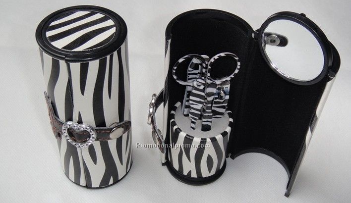 Promotional pu box Manicure Set