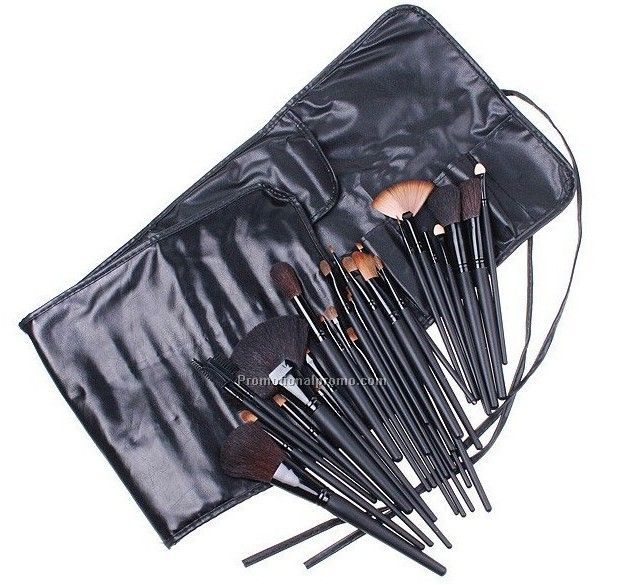 High quality wool make up brush, 32 pieces comestic brush