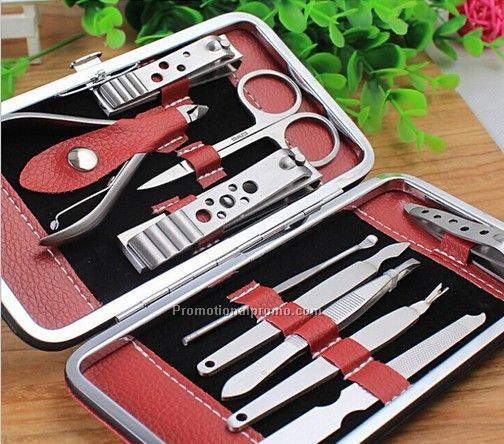 High quality 10 pieces manicure set, OEM logo