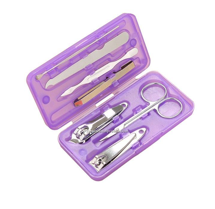OEMPROMO 7pcs Beauty pedicure Manicure set and manicure kit