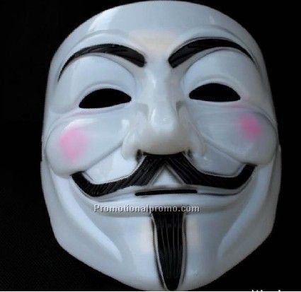 Plastic V for Vendetta Party Mask
