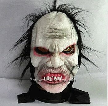 Scare Angry Black hair Horror Ghost Mask Halloween Cosplay Halloween mask