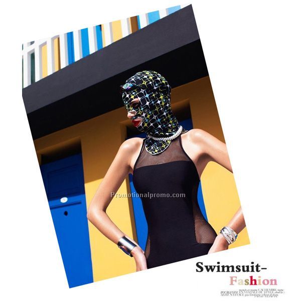 Summer swimsuit face mask, face kini