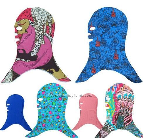 Summer swimsuit face mask, face kini