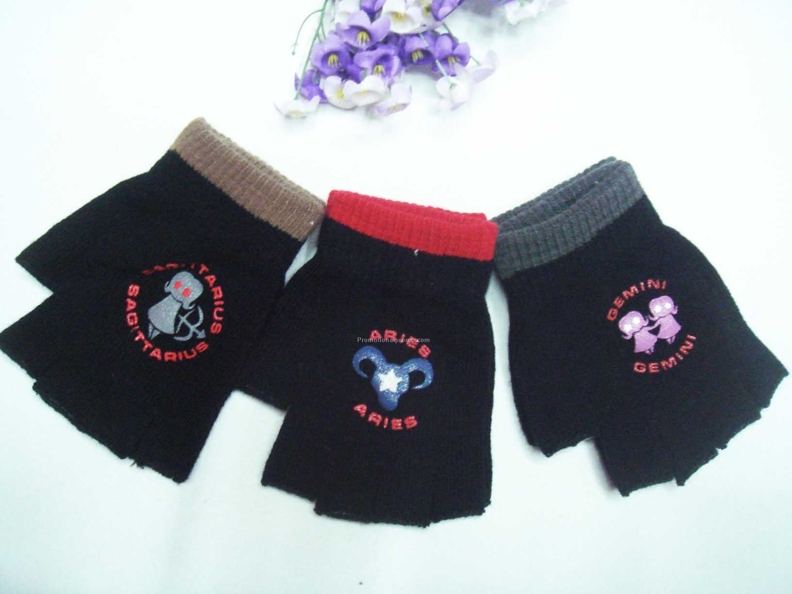 Acrylic Fingerless Gloves, Magic Stretch Gloves