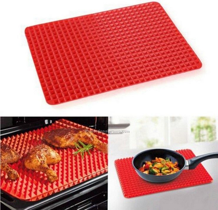 Food Grade Silicone Non-stick Cooking Baking Mat, BBQ Silicone Baking Pad