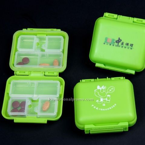 Plastic household medicine box (4 parts)