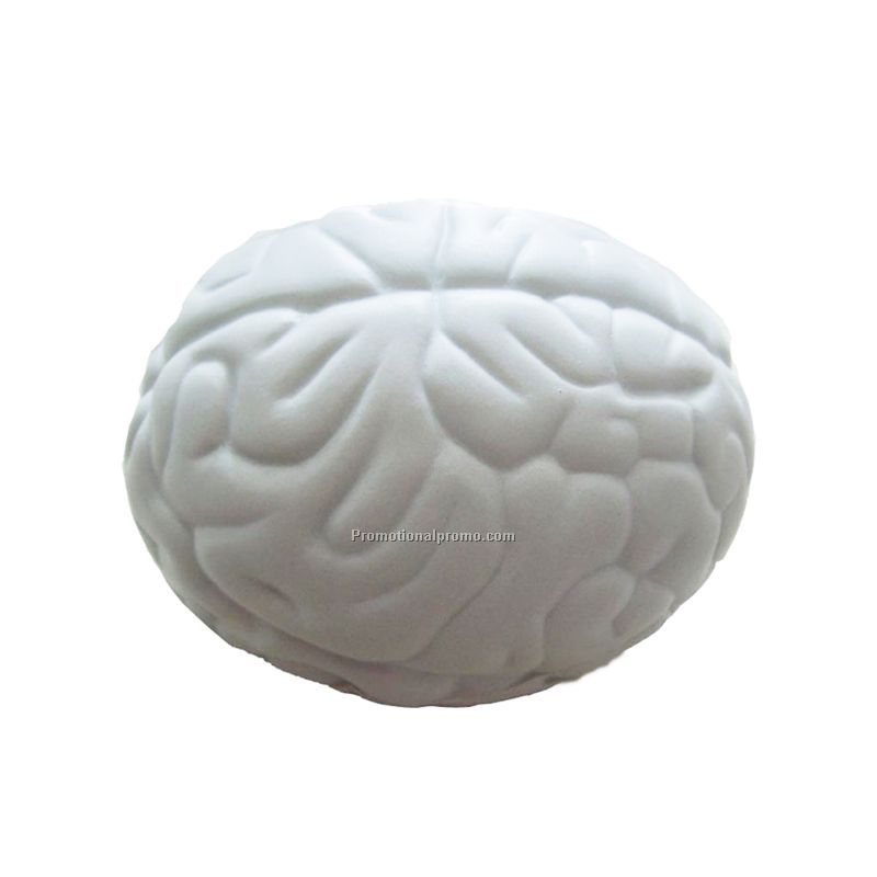 brain shape pu stress ball