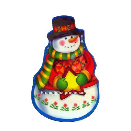 snowman Melamine plate