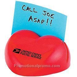 Heart Stress Ball Memo Holder