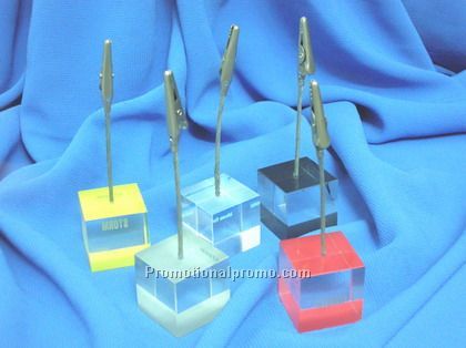 Acrylic memo holder