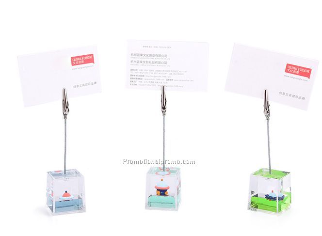 liquid acrylic memo holder