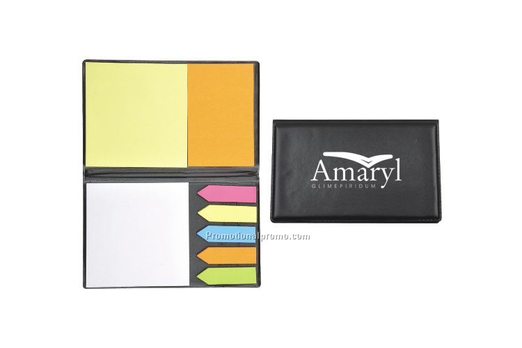 PU Leather Cover Memo Holder