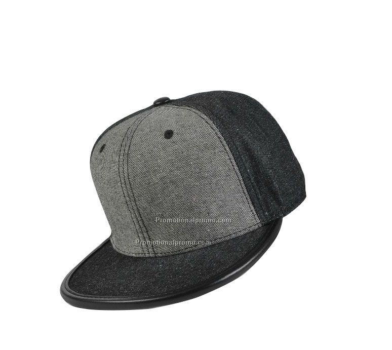 Woolen winter grey/black snapback