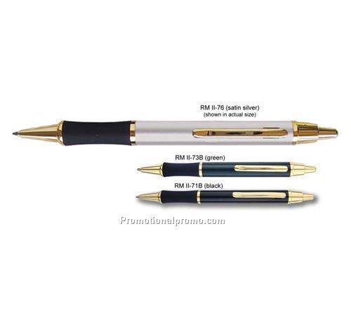 Pressing Metal Ballpen with Gloss Trim