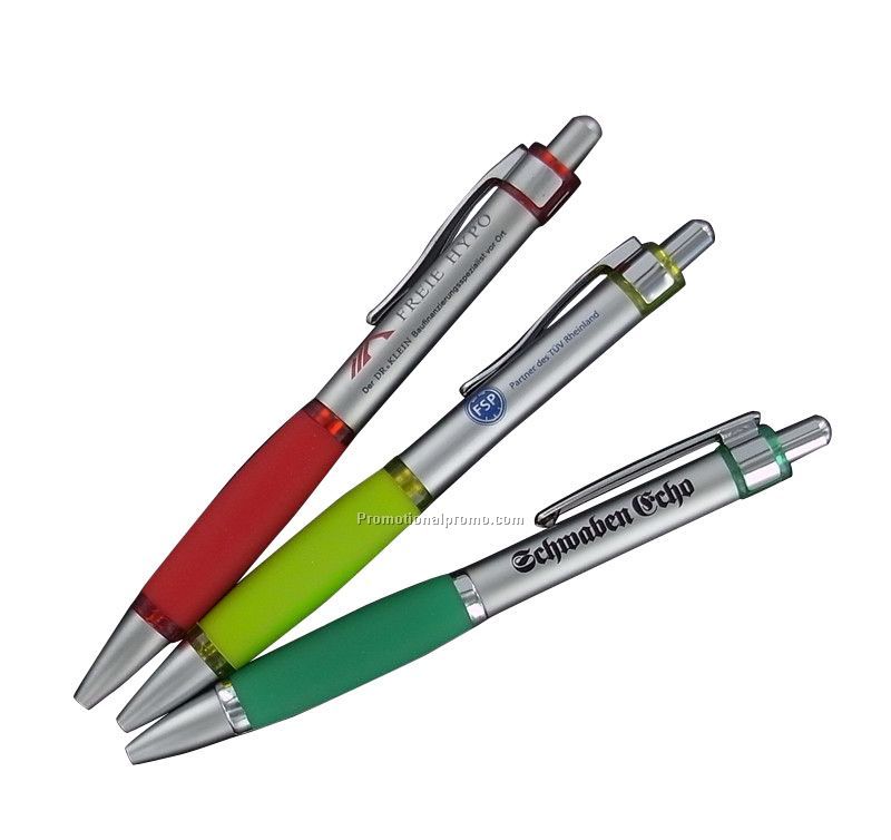 metal pen with rubber grip