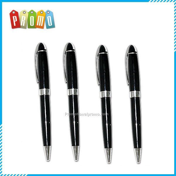 14cm print logo metal ballpoint pen 0.7mm,0.8mm,1.0mm Refill ink