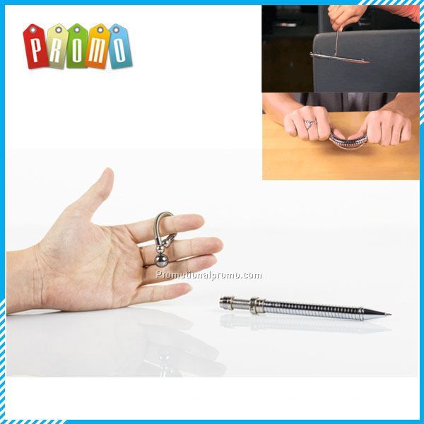 Fidget metal pen for Stress Reliever - Flex, Spin, Slide & Twist