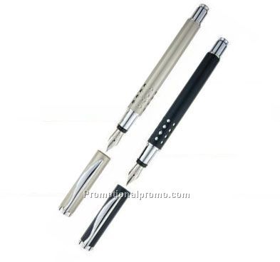 Flamboyant Fountain Pen - Satin Nickel