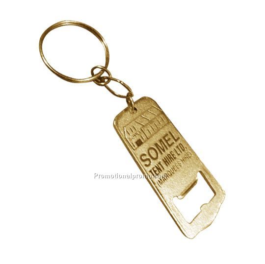 Metal Bottle Opener Key Ring