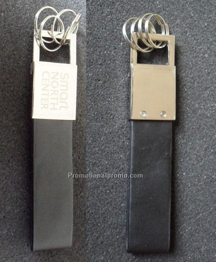Metal Leather keychain