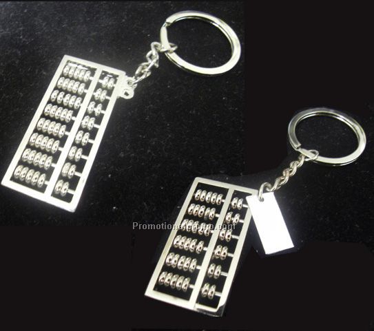 Metal Abacus Keychain