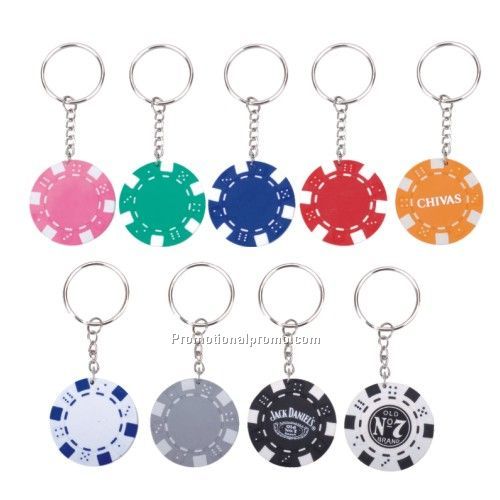 Poker Keychain