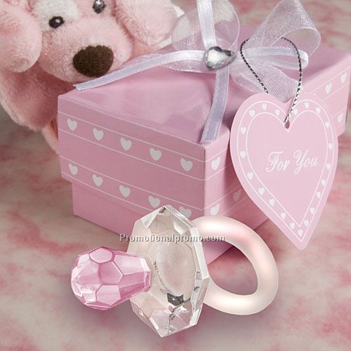 Crystal Pacifier With Gift Box