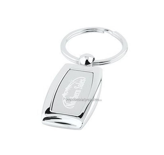 Curved Metal Key Tag, Metal keytag, Metal keychain