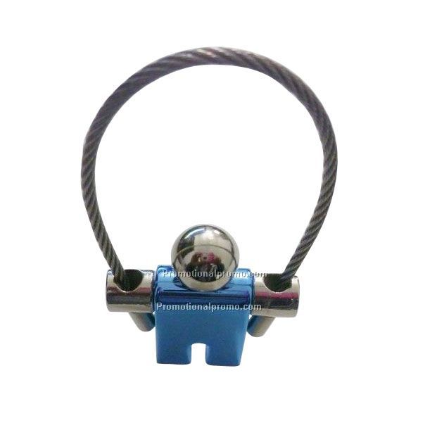 Rope Skipping Metal Keychain,Stianless Steel Keyring