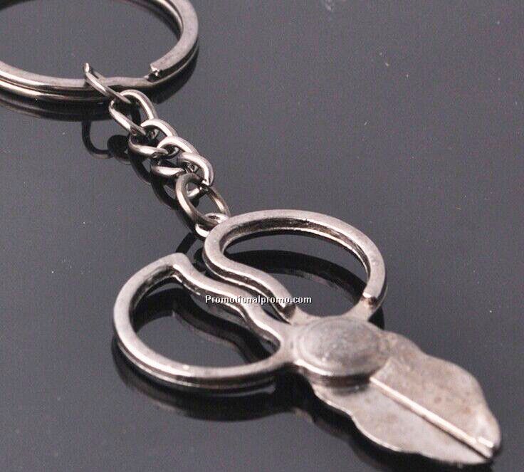 the scissor key chain