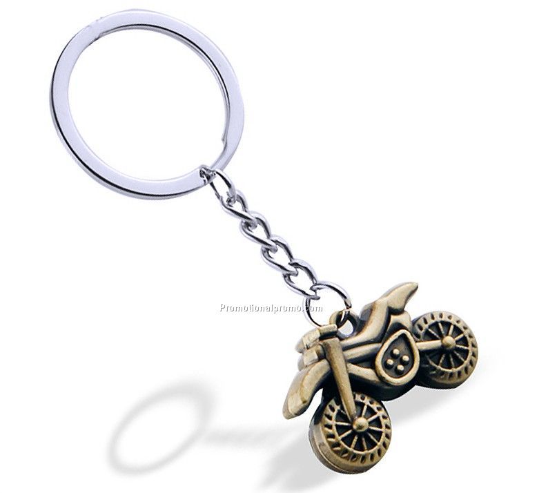 Zinc alloy motorcycle keychain