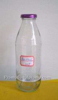 Milk Bottle - 1/2 Liter Glass Milk Bottle