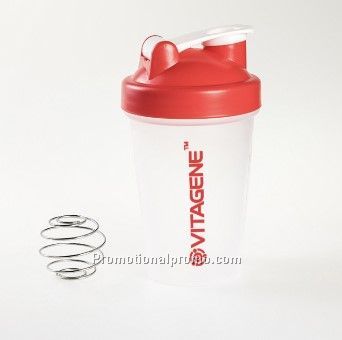 400ml Fitness Water Bottle Protein Shaker Bottle With Mixer Ball
