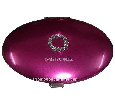 Aluminous Cosmetic Mirror with Crystal Decorated