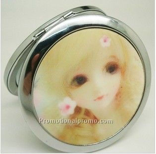 Promotional 3D cosmetic compact mirror