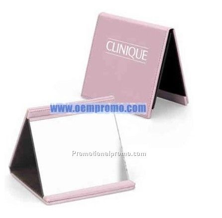 promotional Fold-up self-standing travel mirror