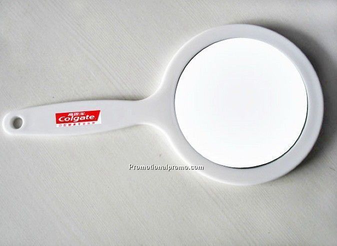 Plastic Round Mirror with Handle