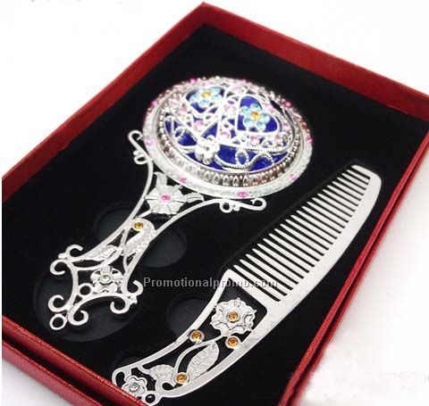 Promotional Classic Mirror And Comb Set