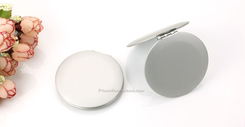 Round Metal Compact Mirror