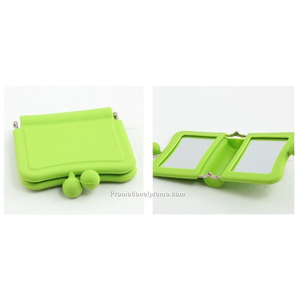 Slicone compact mirror