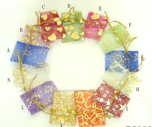 Organza Bronzing Gift Bag