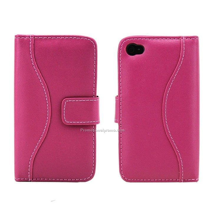 For iphone 4/4S leather case bag, protective bag for iphone 4/4S, for iphone 4S case