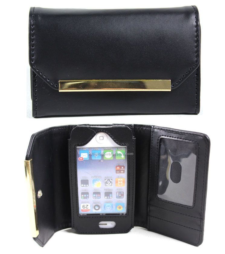 Leather iphone 4/4s money bag