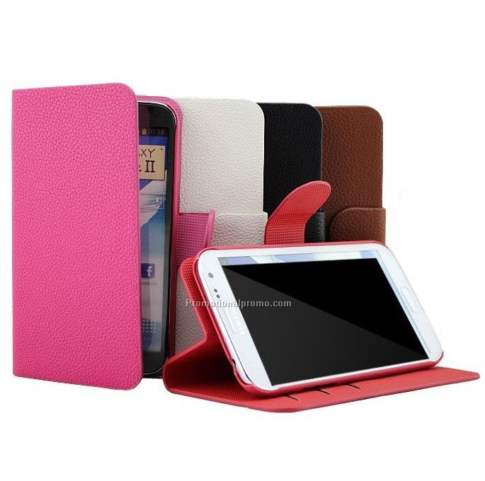 Leather case for N7100/Note 2/N7108/N7102
