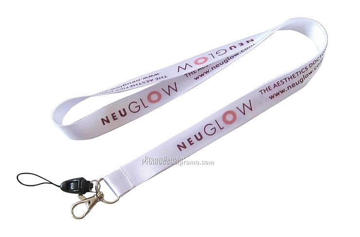 Nylon lanyard for mobile phone holder