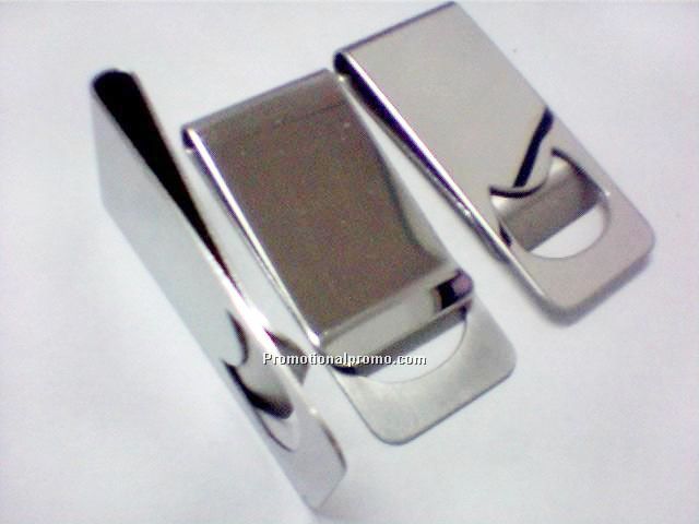Money clip opener