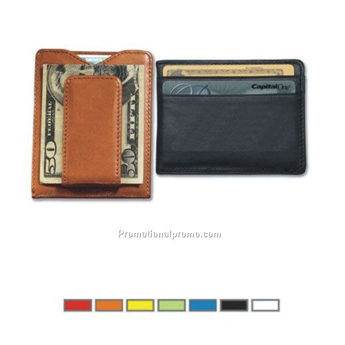 Magnet PU Leather money clip
